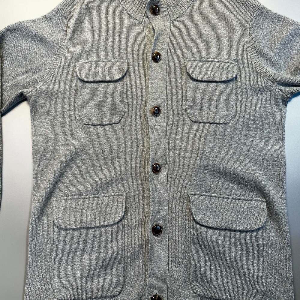 Peter Millar Crown Crafted Avignon Linen-Merino Wool Button-Front Cardigan Lux